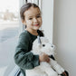 The Petting Zoo Bison Stuffed Animal Plushie, Gifts for Kids, Wild Onez Wildlife Animals, White Bison Plush Toy, 12 inches