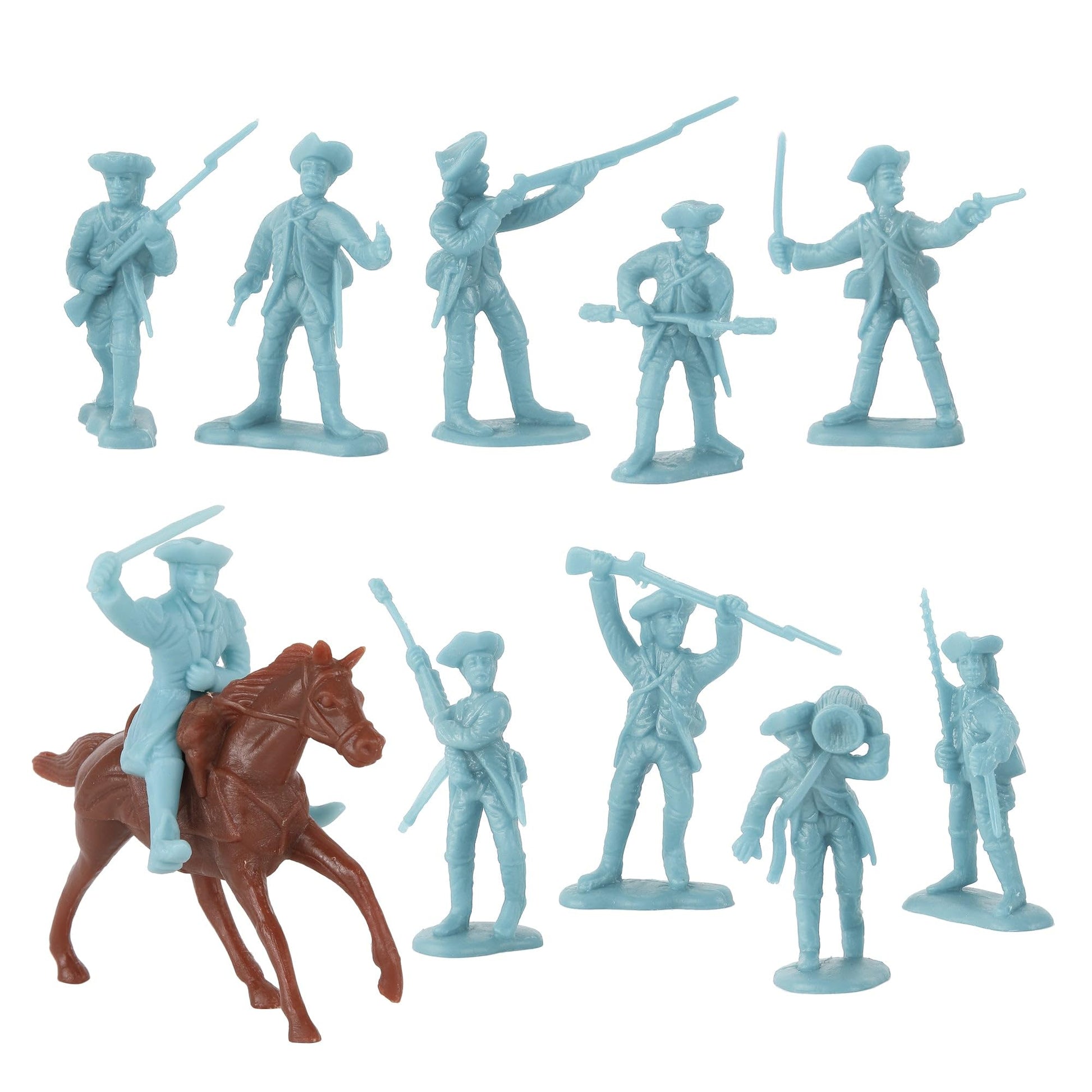 BMC ARW Battle of White Plains Artillery Crews - 32pc Plastic Soldiers & Cannon