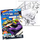 Racecar Magic Ink Coloring Book Set for Boys - Bundle with 6 Imagine Ink Books for Boys Kids Toddlers Featuring Hot Wheels and Monster Jam with