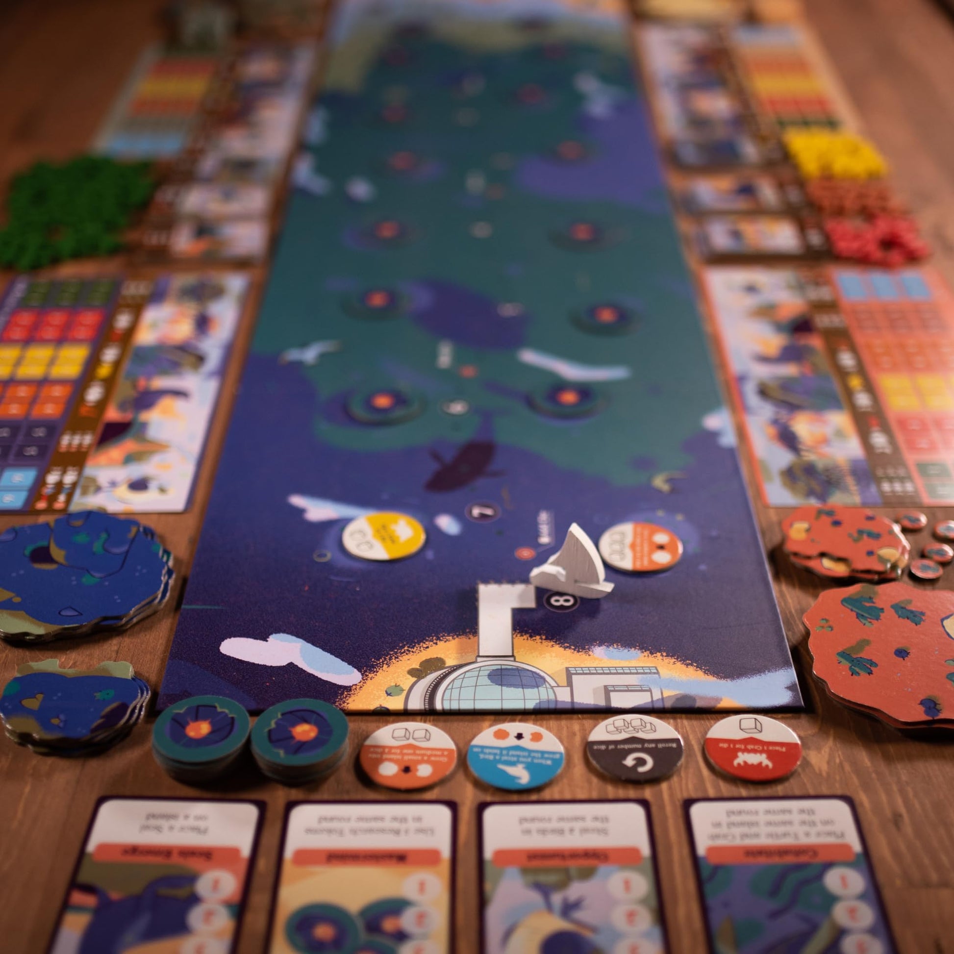 Emerge Board Game - Explore New Islands and Research Ecosystems, Dice Rolling Strategy Game, Family Game for Kids and Adults, Ages 14+, 2-4 Players