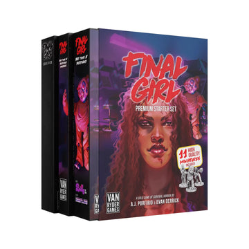 Van Ryder Games - Horror Board Game - Final Girl Starter Set - Bad Times at Buddyland - Core Box, Feature Film & Miniatures - Solo or Cooperative Play