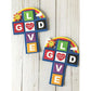Fun Express God is Love Cross Magnet Craft Kit - Crafts for Kids and Fun Home Activities - VBS 2026 Vacation Bible School Supplies/Decor