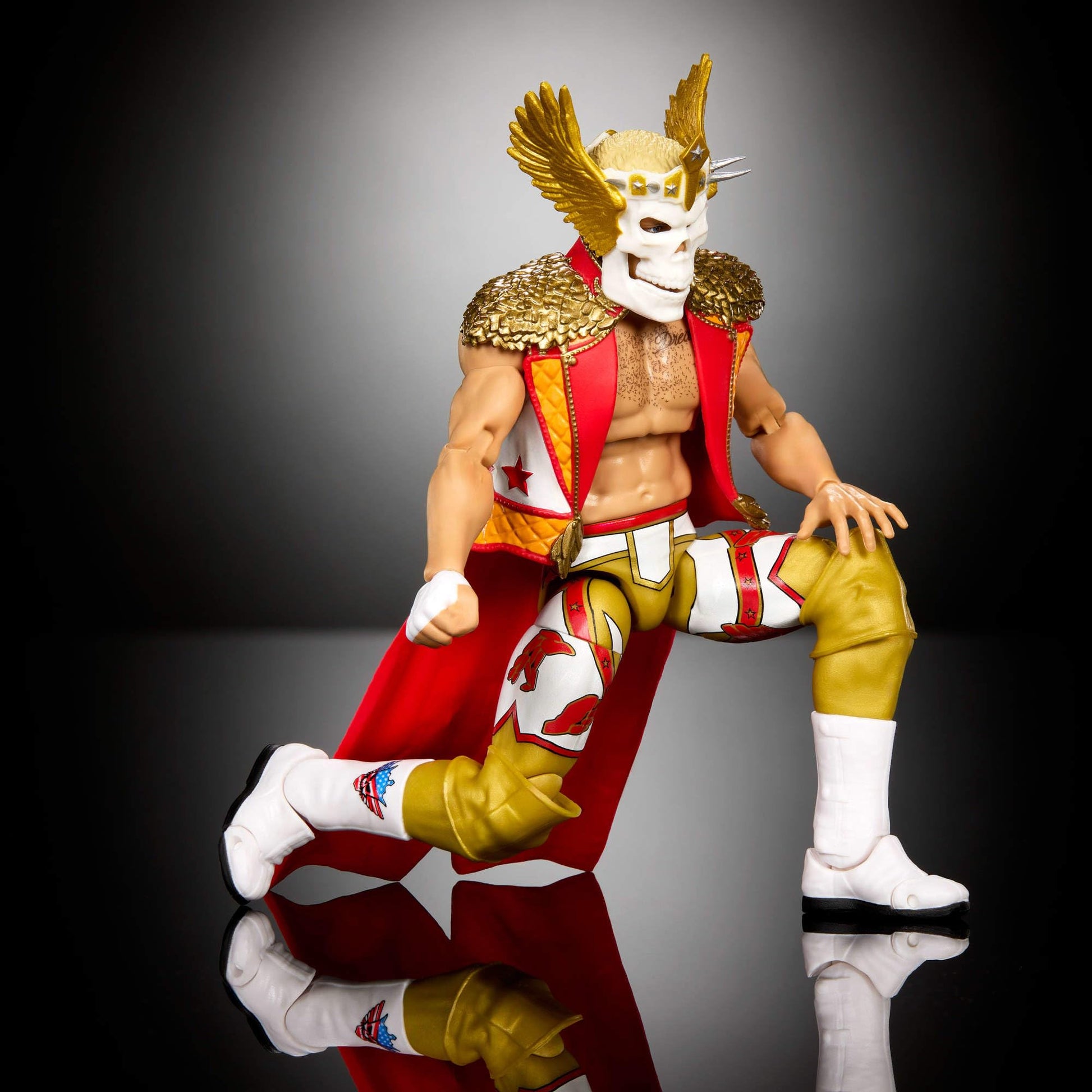 Mattel WWE Ultimate Edition Action Figure & Accessories Set, Cody Rhodes 6-inch Collectible with Swappable Heads & Hands, 30 Articulation Points