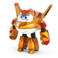 Super Wings 5" Transforming Golden Boy, Airplane Toys Vehicle Action Figure, Transforming Plane to Robot, Birthday Gifts for 3 4 5 Year Old Boys Girls