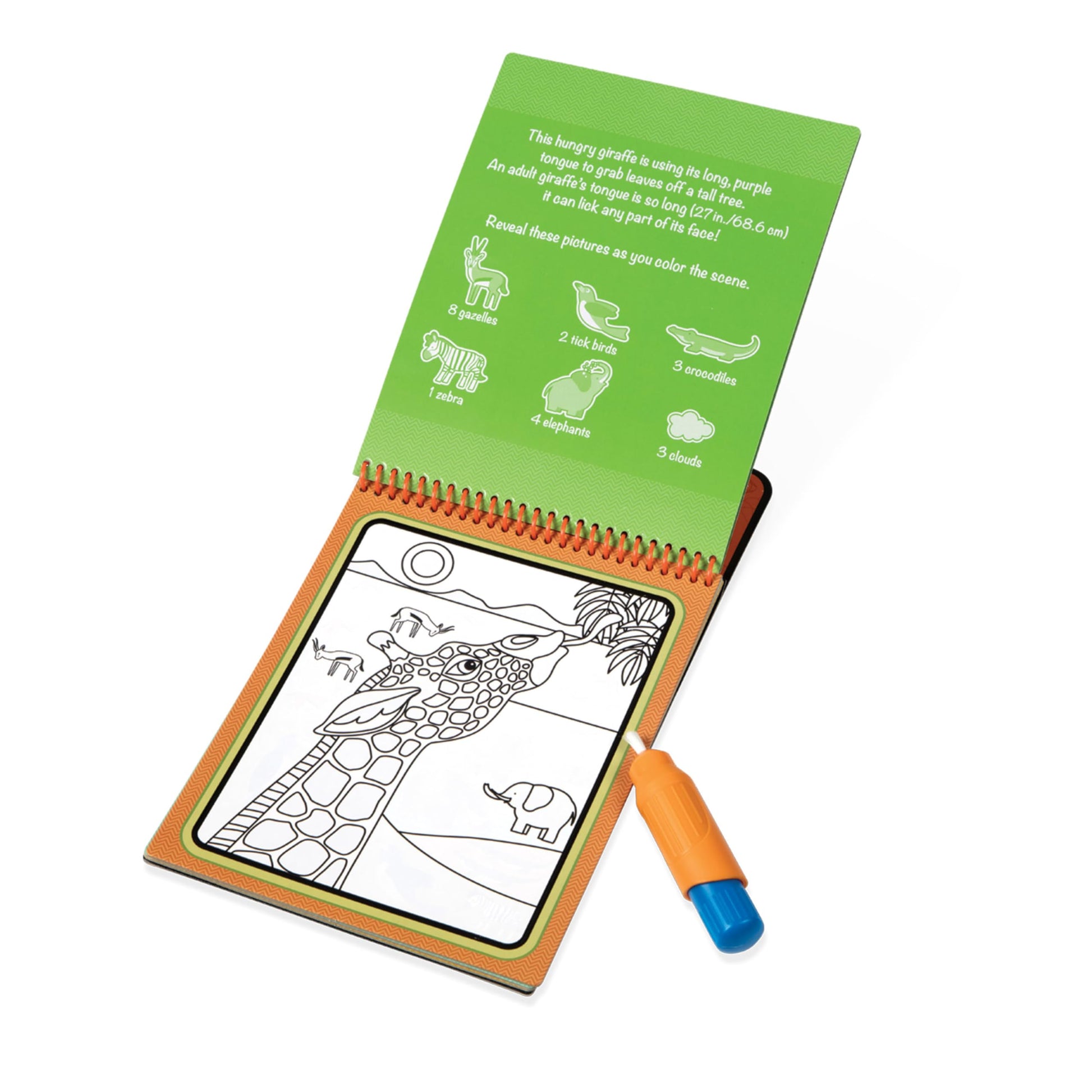 Melissa & Doug Safari Water Reveal Pad, 1 EA
