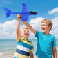 Jeffbaubl 4 Pack Foam Airplanes, 17.5 inch Airplane Toys, Large Throwing Foam Plane, 2 Flight Mode Glider Plane Flying Toy for Kids 3-7 Year Olds