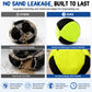 3Pcs Footbag Hacky Bag, Plush Footbag Sacks, Durable Fleece Juggling Balls