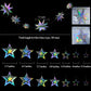 Cheerland Iridescent Star Party Decorations Holographic Hanging Stars Garlands Disco Dancing Queen Galaxy Space Birthday Decorations Twinkle Star