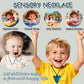 Chew Necklaces for Sensory Kids, 6 Pack Chewy Necklace Sensory Toys for Autism, ADHD, Anxiety- Silicone Teething Necklace Oral Chew Toys for Boys
