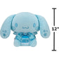 Hello Kitty® and Friends, 12-inch Cinnamoroll™ Plush, Tonal Sparkle Collection - Officially Licensed Sanrio® Product - Ages 6+