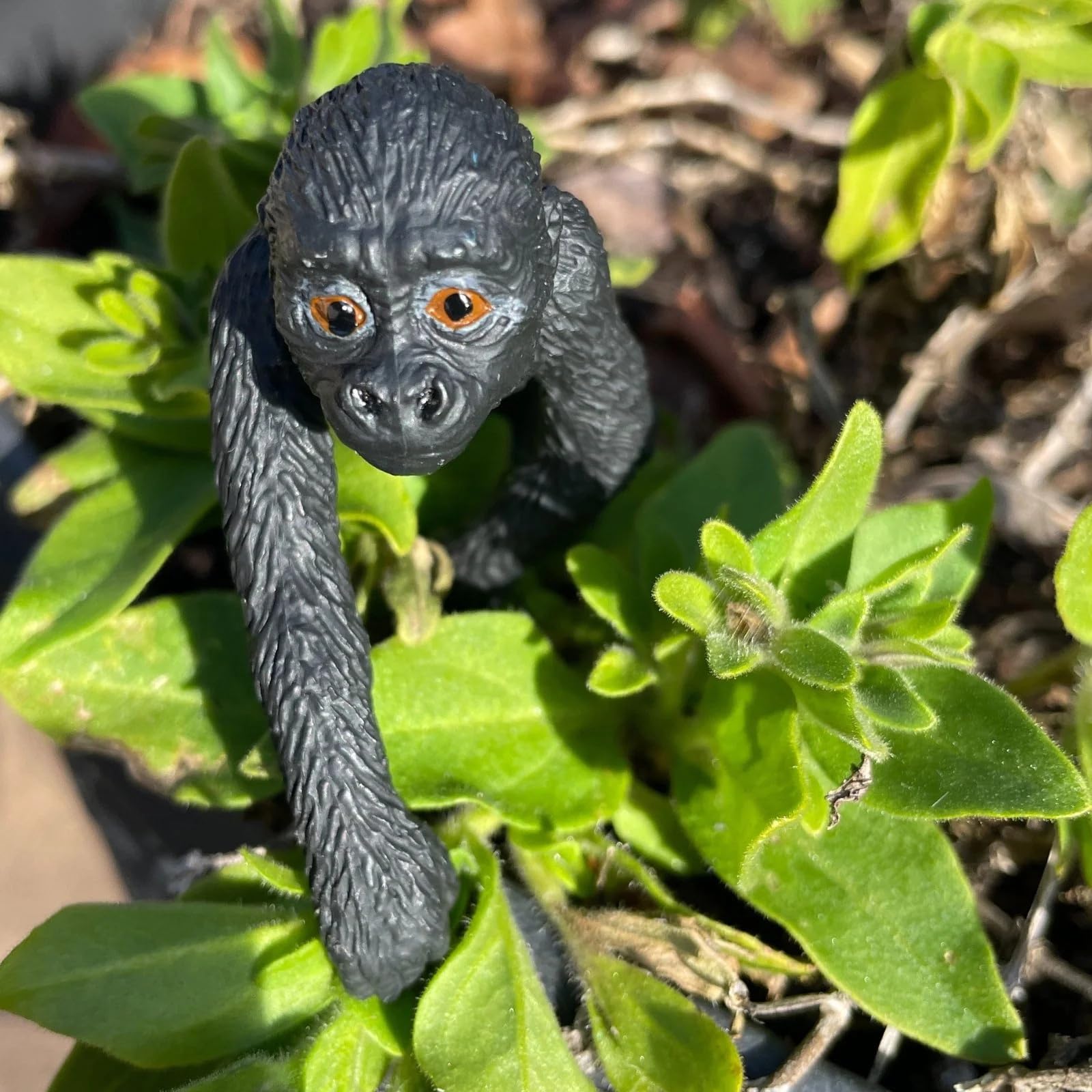 Safari Ltd. Lowland Gorilla Baby Figurine - Lifelike 3.3" Wildlife Figure - Educational Toy for Boys, Girls, and Kids Ages 3+