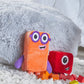 hand2mind Numberblocks One & Two Playful Pals, Plush Figure Toys, Numbers for Toddlers, Preschool Math Learning Toys, Stuffed Animal Plushies