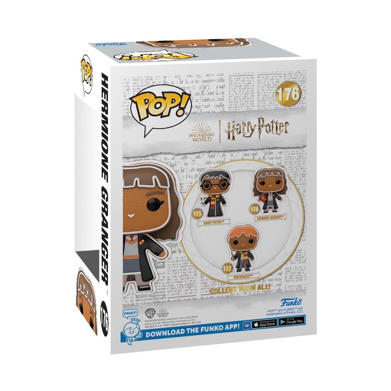 Funko POP Harry Potter: Gingerbread - Hermione Granger - Collectable Vinyl Figure - Gift Idea - Official Merchandise - for Kids & Adults - Movies Fans