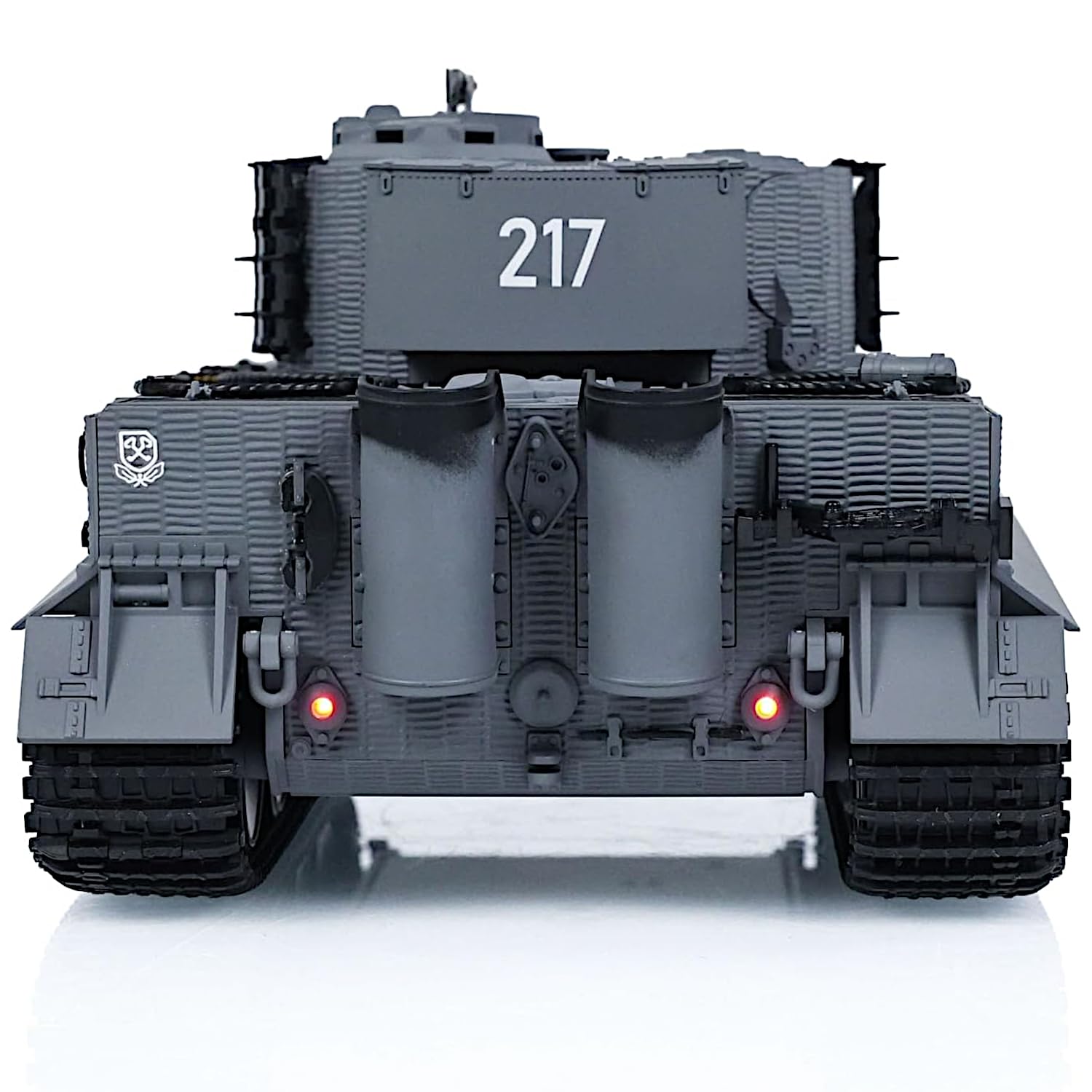 POCO DIVO German Tiger I Heavy Tank, 1/24 Infrared IR Combat Panzer RTR 2.4Ghz RC Armored Vehicle, Taigen 3841-11-M Standard Paintless Middle Version