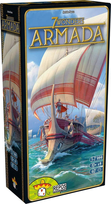 Asmodee 7 Wonders Armada Expansion - Naval Warfare and Enhanced Player Interaction, Strategy Game for Kids & Adults, Ages 10+, 3-7 Players, 40 Minute