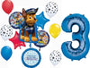 Anagram Paw Pups on Patrol 3rd Birthday Party Supplies Chase 13pc Balloon Bouquet Decorations