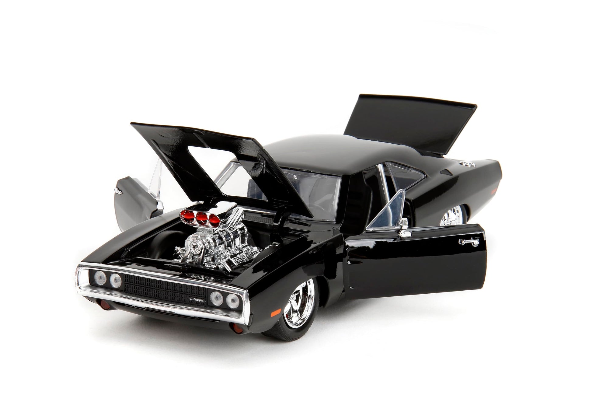 Jada Toys Fast & Furious 1970 Dodge Charger Die-Cast Car - 1:24 Scale, Highly Detailed Fast & Furious Movie Replica, Collectible Model, for Ages 8+