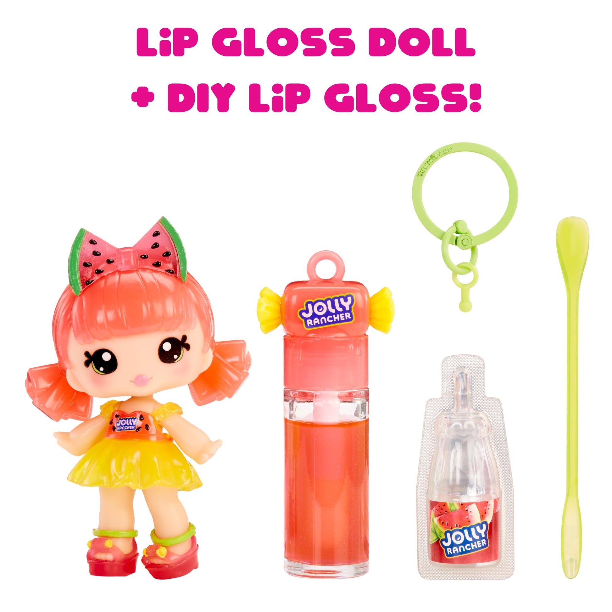 Yummiland Lip Gloss Doll- Licensed Sweets- Jolly Ranchers