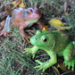 DOYIFUN Simulated Tree Frog Model Figure Toy, Realistic Bullfrog Figurines Collection Playset Science Educational Props