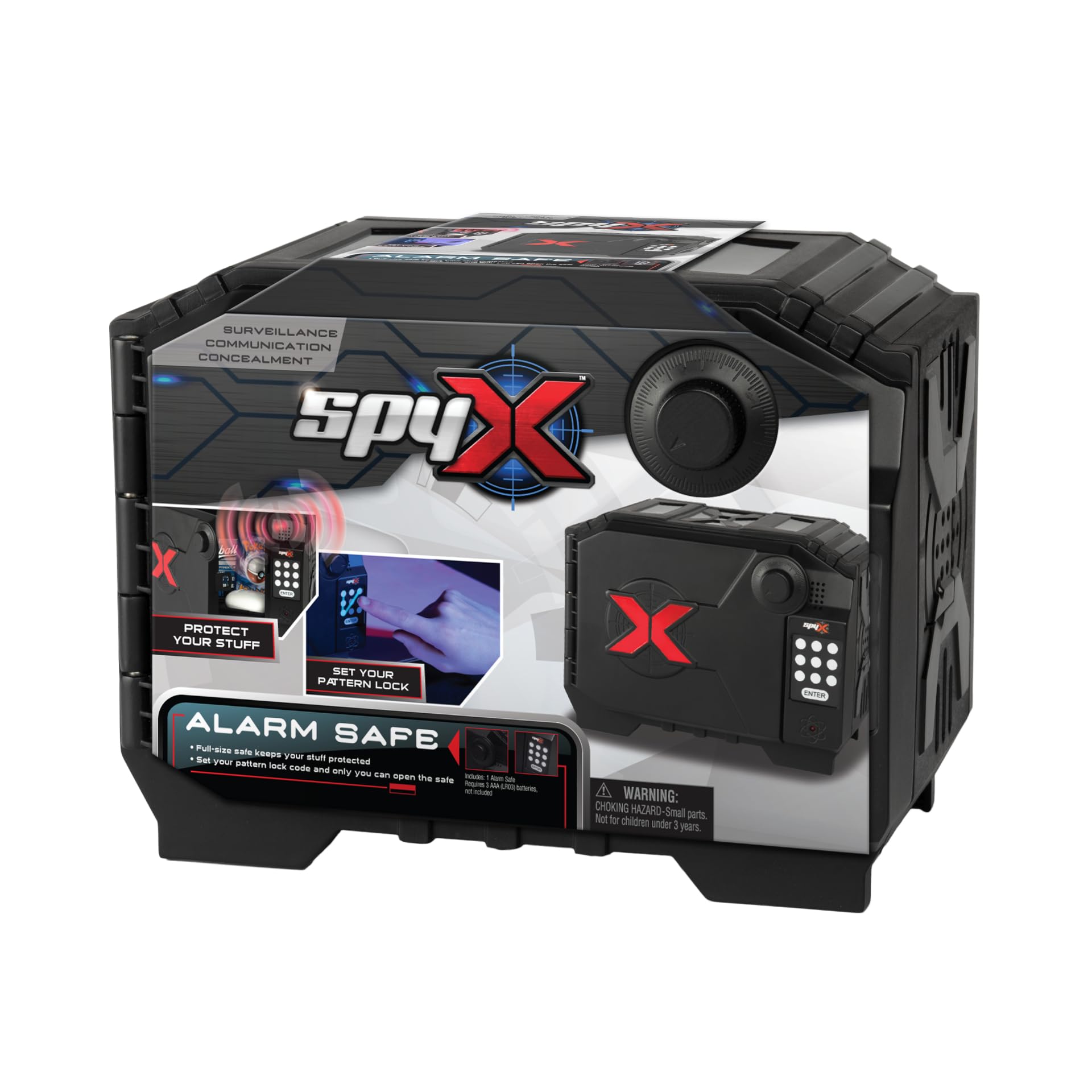 SpyX / Alarm Safe. Top-Secret Gadget for Spy Kids to Protect Your Valuables! Key in Your Secret Code Or Password. Alarm Sounds If Someone Tries to