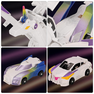 Car Toy transformable Unicorn, Sports car Collision Magic Unicorn, Children's transformable car Robot Suitable for Boys and Girls