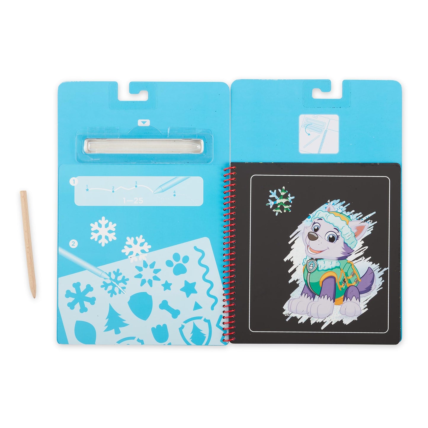 Melissa & Doug PAW Patrol Scratch Art 3-Pack - Chase, Skye, Marshall Color Reveal Travel Activity Pads