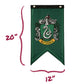 Conquest Journals Harry Potter Wizarding House Banner Flag Set, 12'' x 20'' Polyester Flags, Set of 5 Includes Hogwarts Crest, Gryffindor, Slytherin