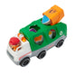 Kidoozie Shape Sorting Recycling Truck Ages 12 Months+, Motorized, Garbage Truck, Light & Sound