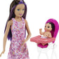 Barbie Skipper Babysitter Inc Playset, Birthday Feeding Set with Skipper Doll, Color-Change Baby Doll, High Chair & Accessories