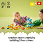 LEGO DUPLO Town 3 in 1 Animals on Wheels Building Toy - Learning Play Set for Toddler Boys & Girls, Ages 2+ - Animal Building Blocks for Sensory