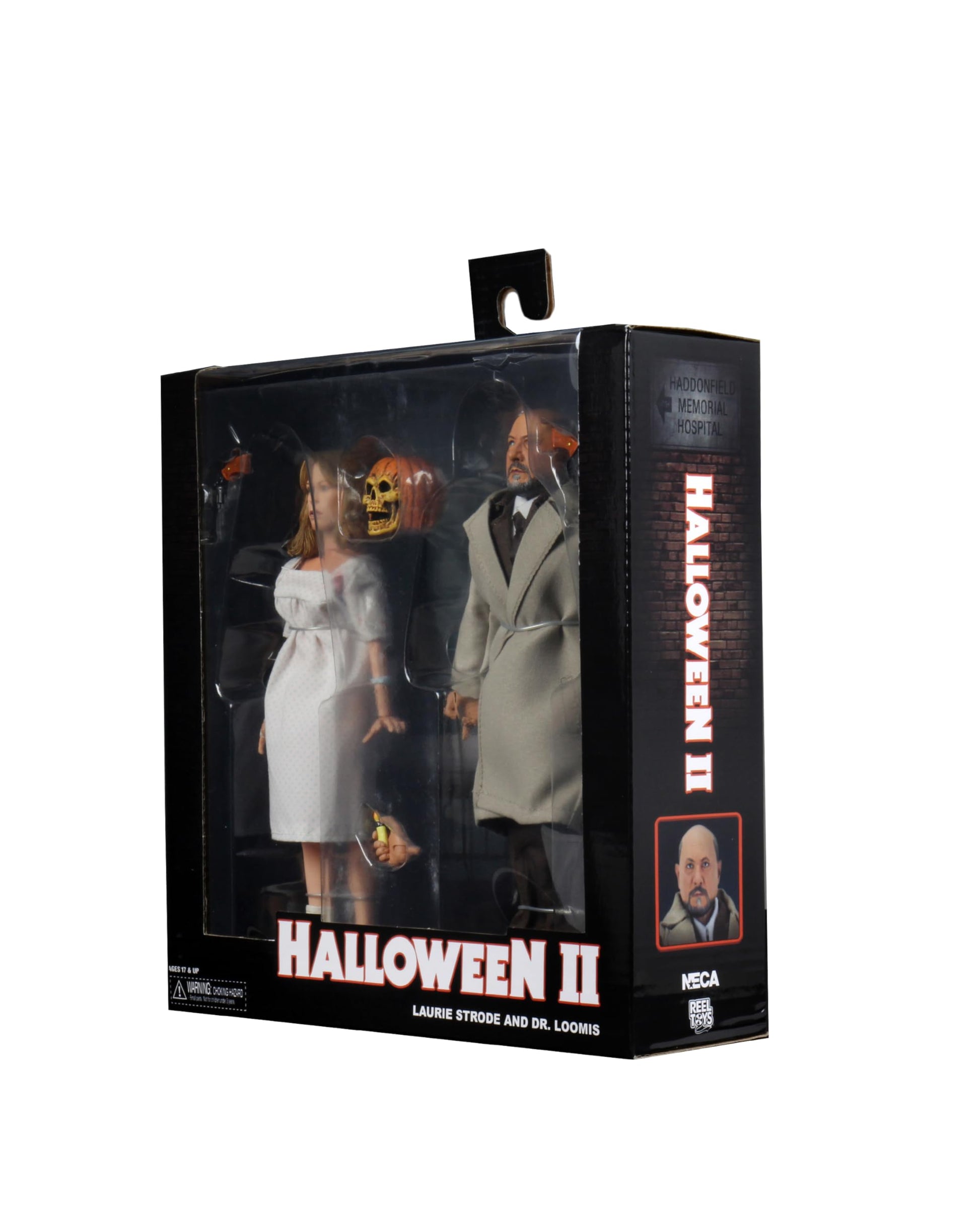 NECA Halloween 2 - Dr. Loomis and Laurie Strode (1981) 8? Clothed Action Figure 2 Pack