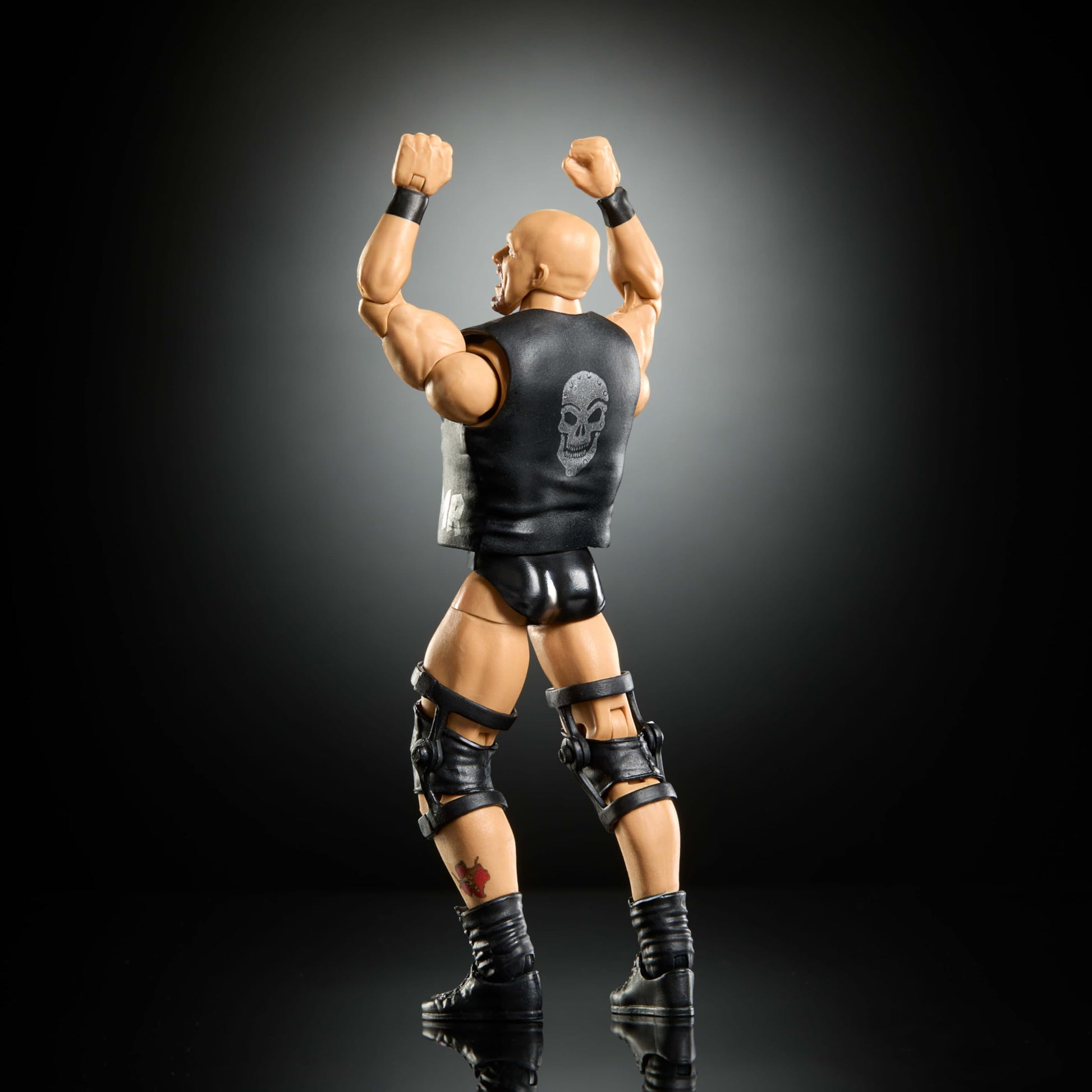 Mattel WWE Elite Action Figure & Accessories, Greatest Hits 2025 Set, 6-inch Collectible “Stone Cold” Steve Austin with 25 Articulation Points