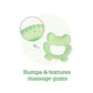 Cool Nature Teether (2 Pack)-Yellow/Aqua Set
