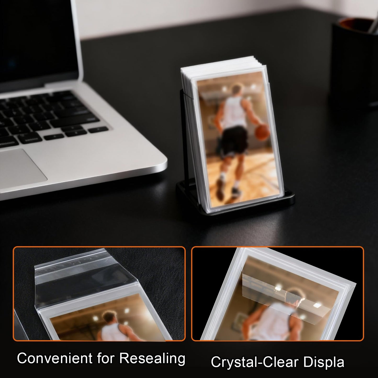 AZUREAL 150P Slab Sleeves for PSA, Clear Card Sleeves, Resealable Graded Card Sleeves for PSA, Trading, Baseball, Basketball, Football and Gaming
