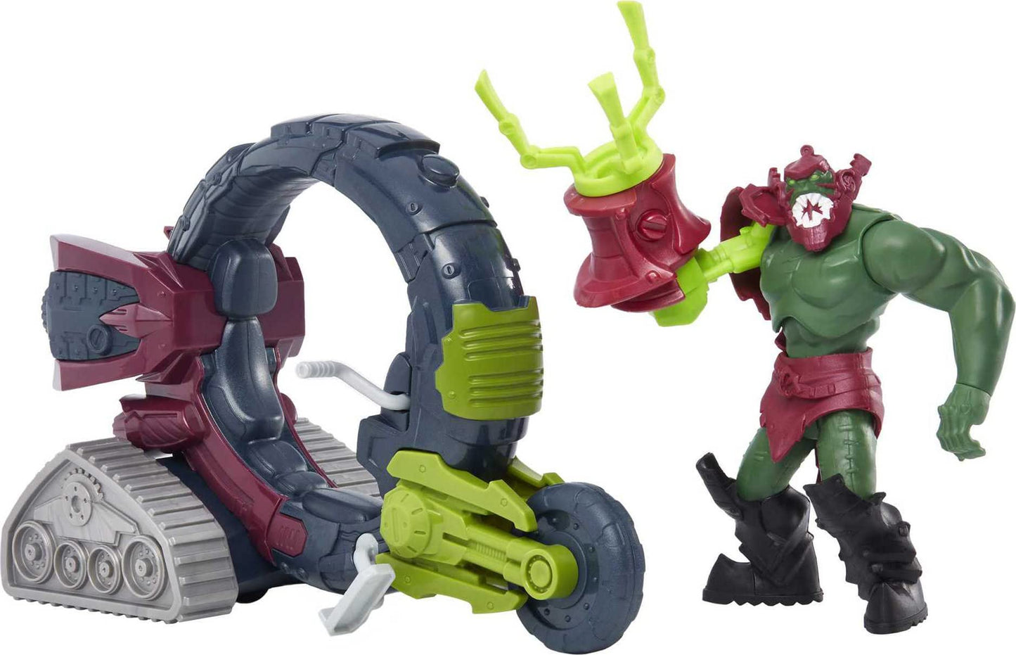 He-Man and The Masters of the Universe Trap Jaw & Vehicle Set, Vehicle with 5.5-in Action Figure & Accessory Inspired by MOTU Netflix Animated Series