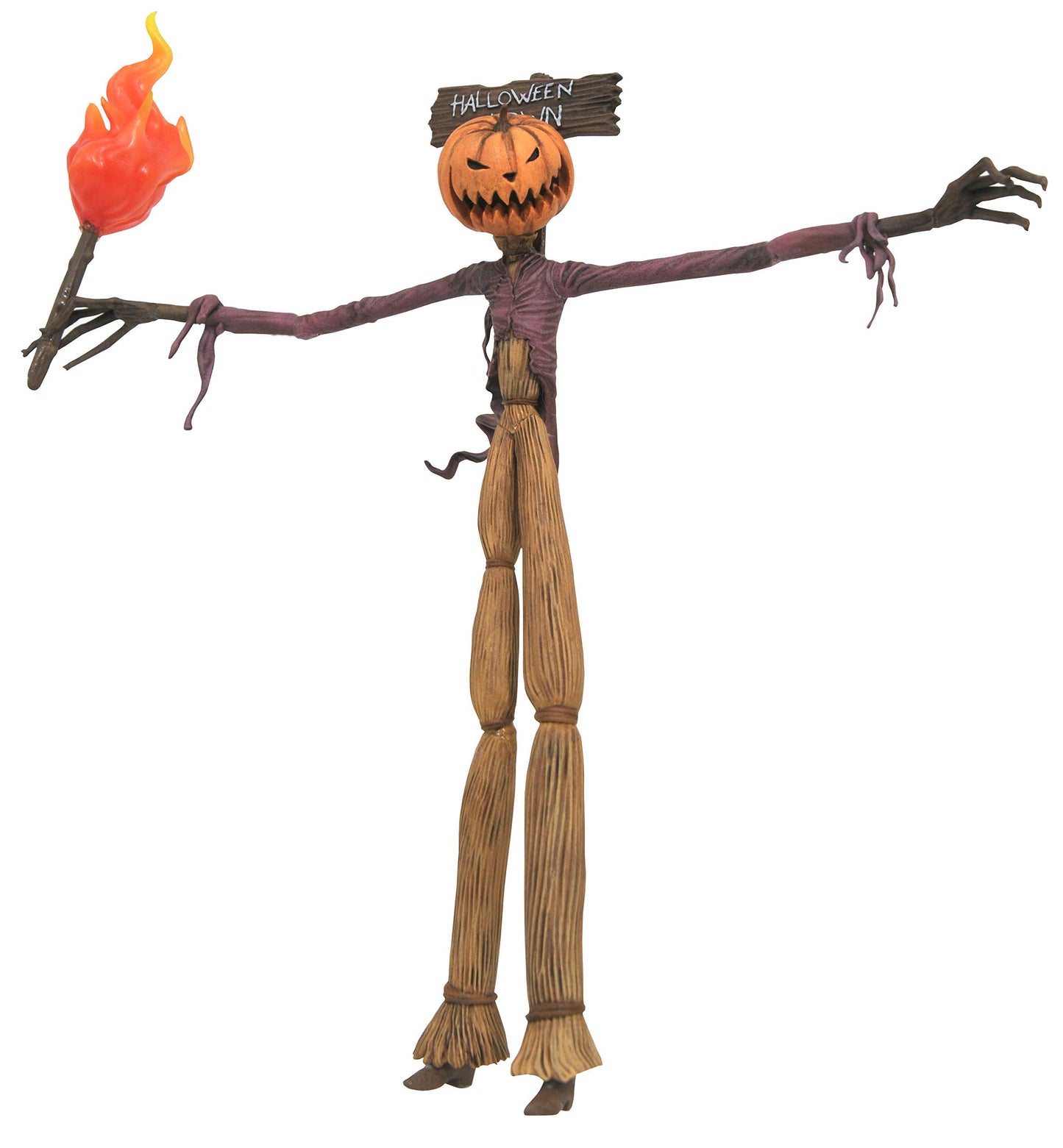 The Nightmare Before Christmas Best of Series: Pumpking King Jack Action Figure, Multicolor