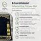 EZDAL Smart Interactive Prayer Mat V3 - Touch Sensor Quran Recitations Multilingual Portable Foldable Salah Mat - Islamic Audio Prayer Rug for Kids