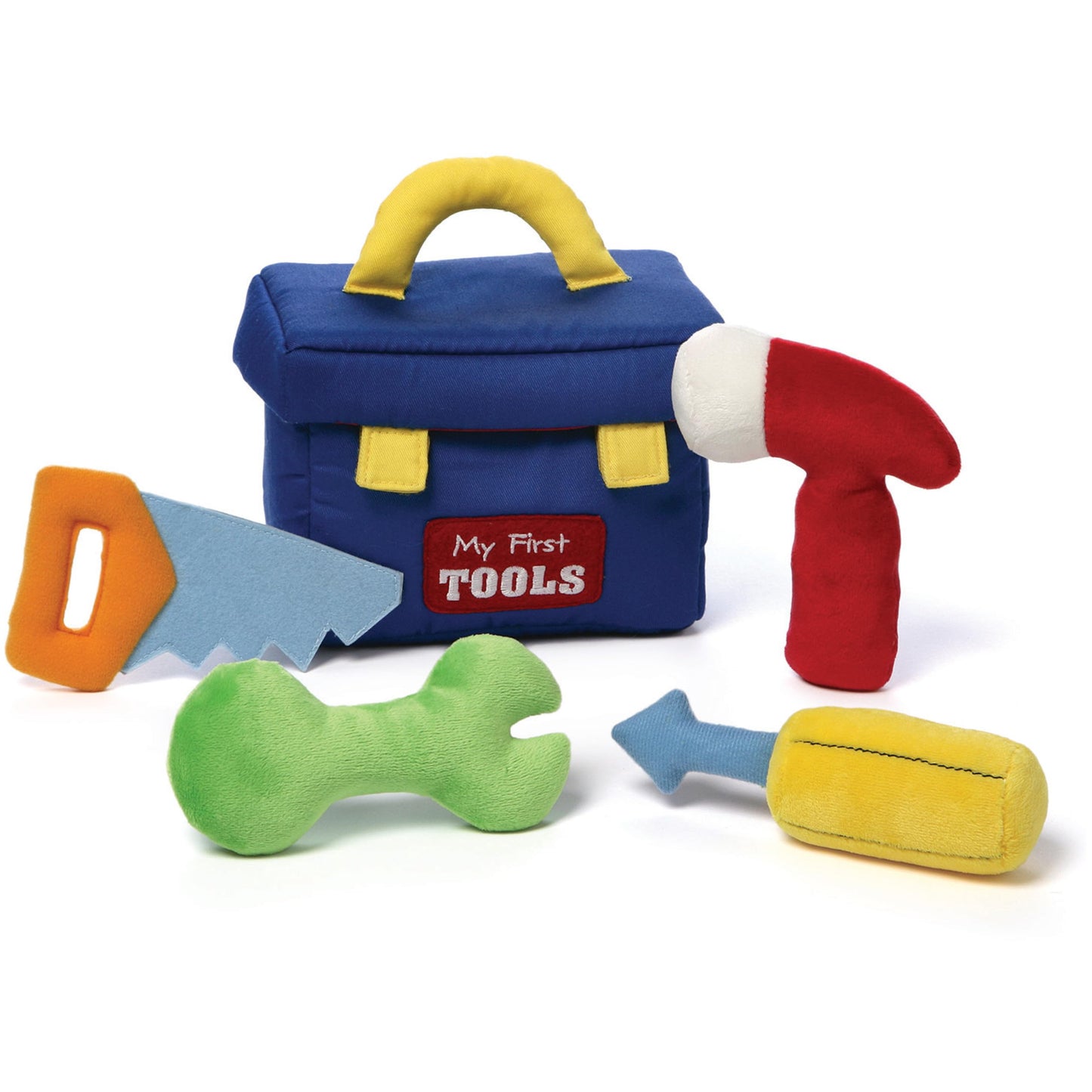 GUND Baby My First Toolbox 5-Piece Sensory Plush Toy Playset for Babies