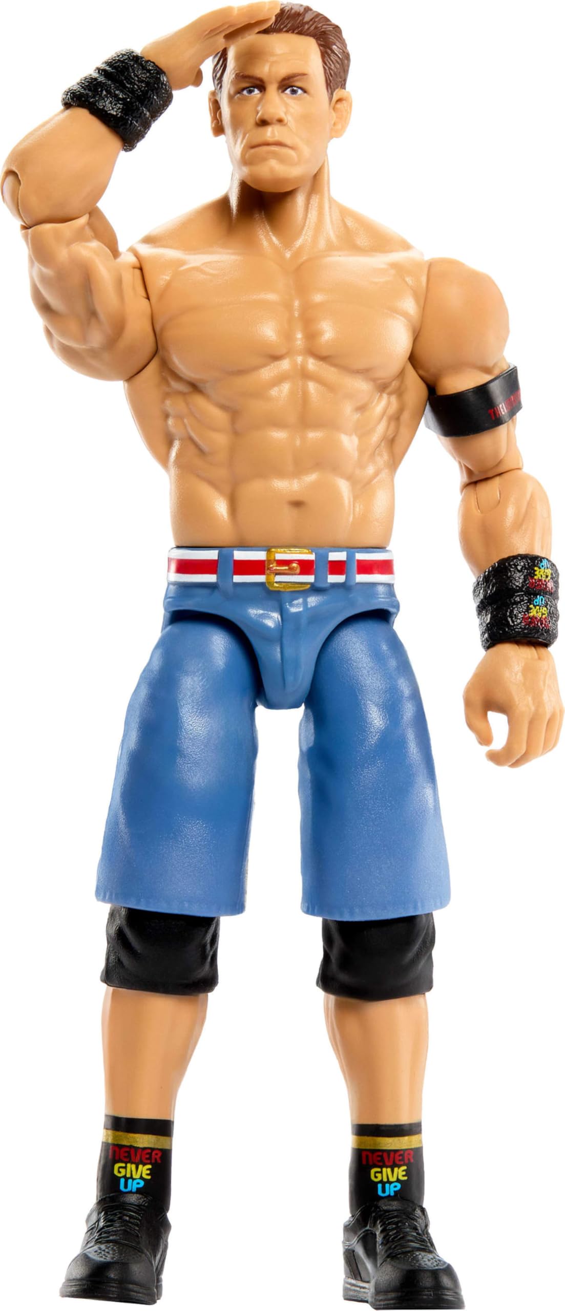 Mattel WWE John Cena Action Figure, Main Event Series #165, 6-inch Collectible Superstar with 14 Articulation Points & Life-Like Look