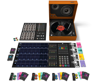 HiFi by Smirk & Dagger - Innovative Board Game with Rotating Action Selector - Mix Tracks and Complete Objectives - Visually Stunning Puzzle Game