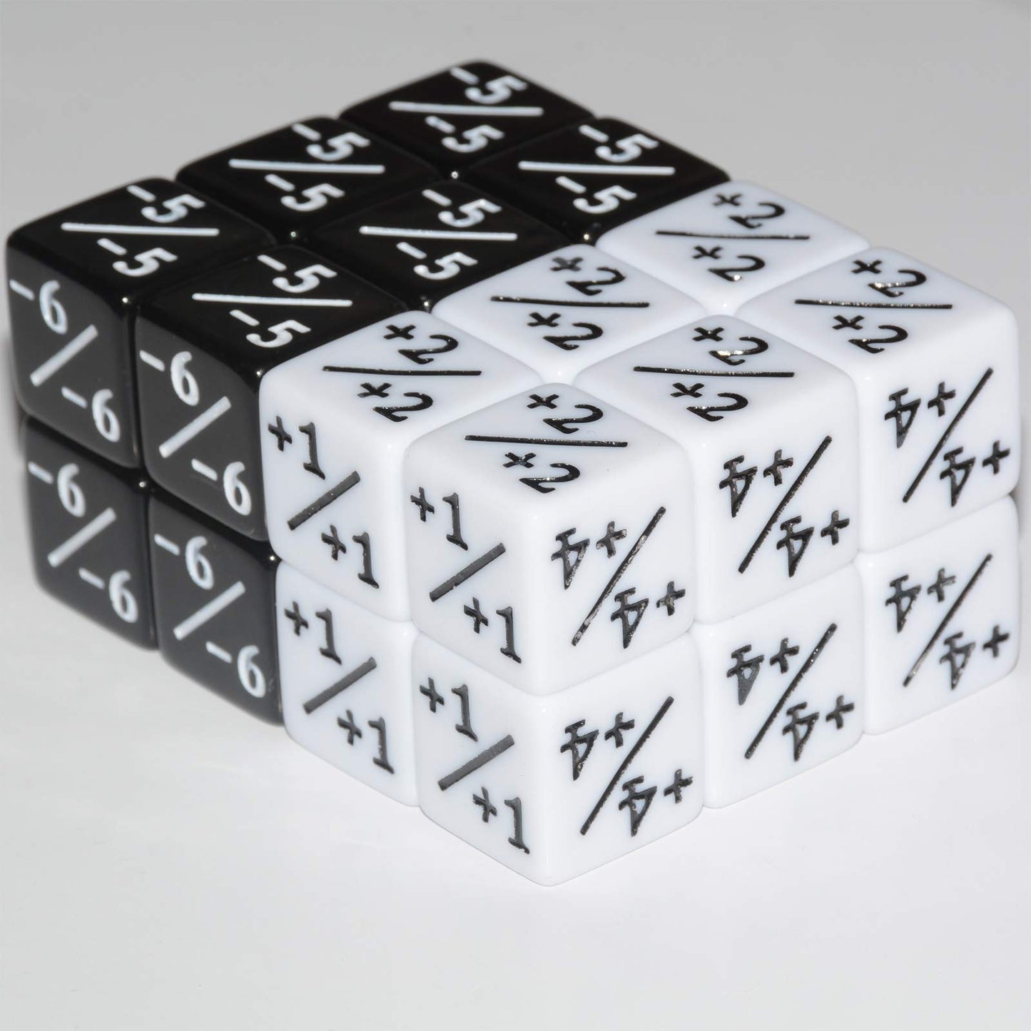 Six Sided Dice Set, 24Pieces Counter Dice Token Dice Tracking Counter for MTG CCG Card Gaming