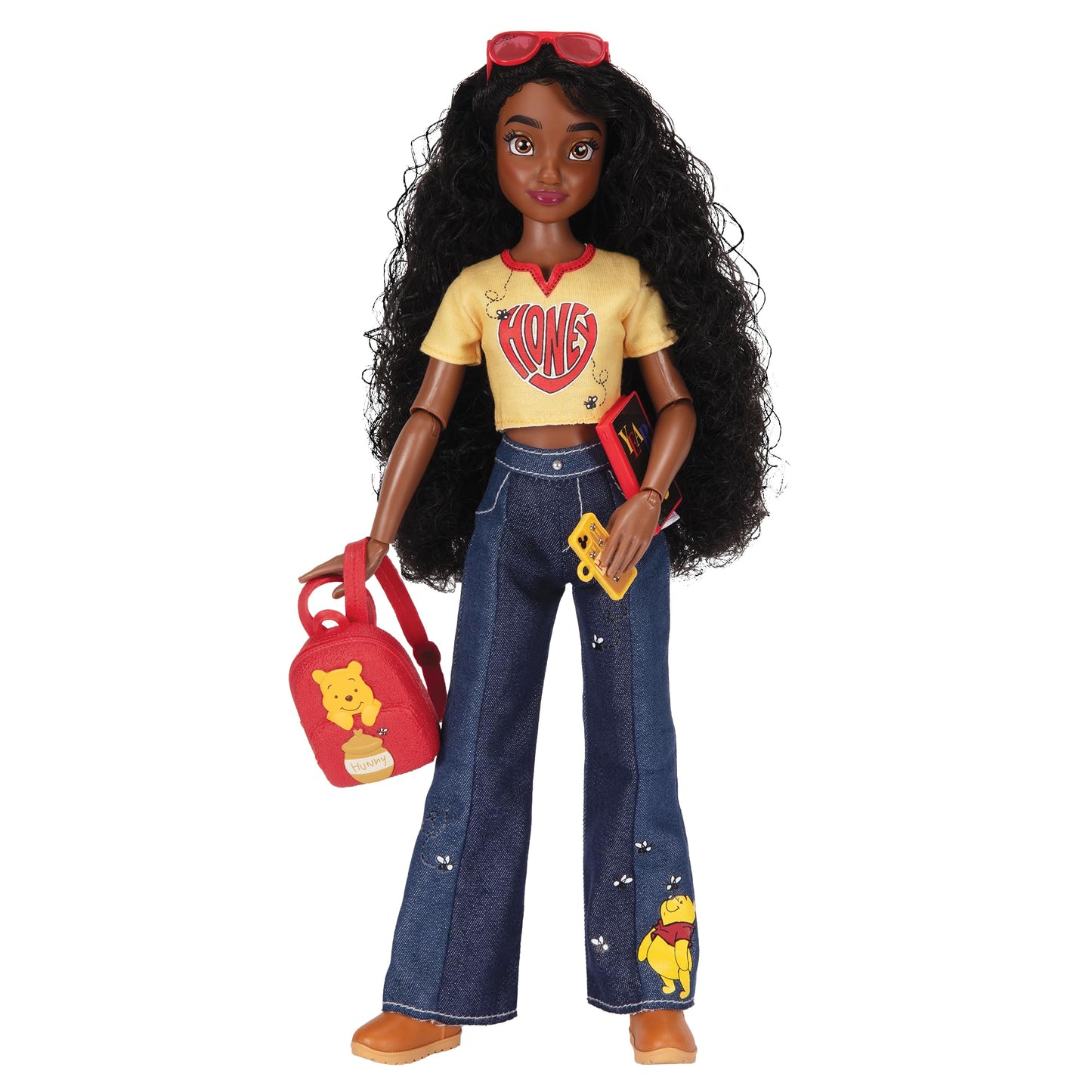 Disney ILY 4ever Fashion Dolls, Inspired by Winnie the Pooh 11.5" Tall with 13 Points of Articulation, Glittery Mickey Ring Included for You!