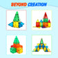 Gemmicc Magnetic Tiles, Magnet Toys Building Blocks for Kids, STEM Approved Educational Toys, Starter Set Magnet Puzzles Stacking Blocks,Sensory