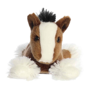 Aurora® Adorable Shoulderkins™ Atlas Clydesdale™ Stuffed Animal - Fun Buddy that Can Go Everywhere with You - Perfect for Kids 3+ Years and Costumes