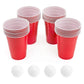 BayView Games Beer Pong Set - 24 Reusable Cups & 4 Durable Pong Balls | America’s #1 Party Game, Outdoor Events & Gifts for Friends & Family