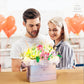 HIGH GODO Flowers Bouquet Building Set, Flowers Basket Building Blocks with Light, 706PCS Botanical Building Kit, Anniversaries Birthday for Women