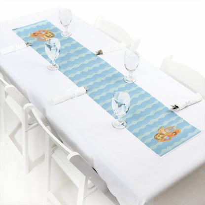 Big Dot of Happiness Noah's Ark - Petite Baby Shower Paper Table Runner - 12 x 60 inches
