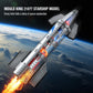Mould King 21077 Space Rocket Building Blocks Set, 1231+PCS Semi-Transparent Space Shuttle Model, Collectible Spaceship Exploration Rockets for Adults