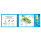 Peaceable Kingdom Water Art Animals Book, Reusable Color Reveal Painting Pad Including Refillable Brush Pen, Mess Free Creativity Activity, Preschool