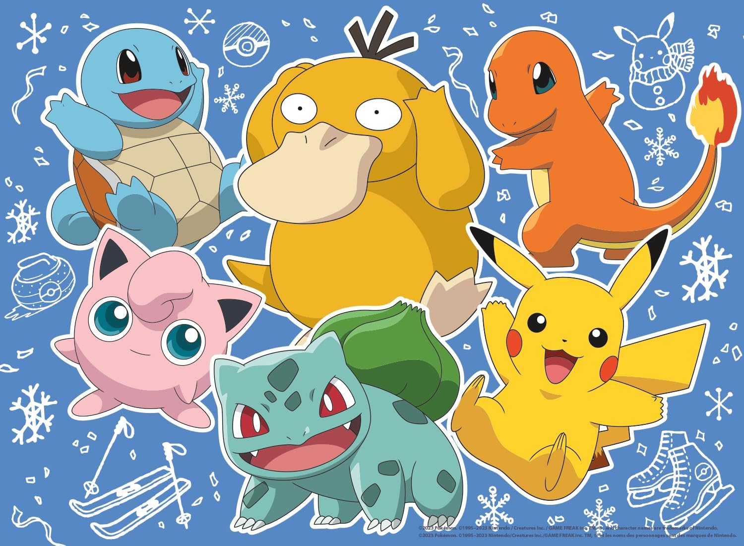 Buffalo Games - Pokémon Kanto Holiday - 100 Piece Puzzle for Kids Ages 6-8